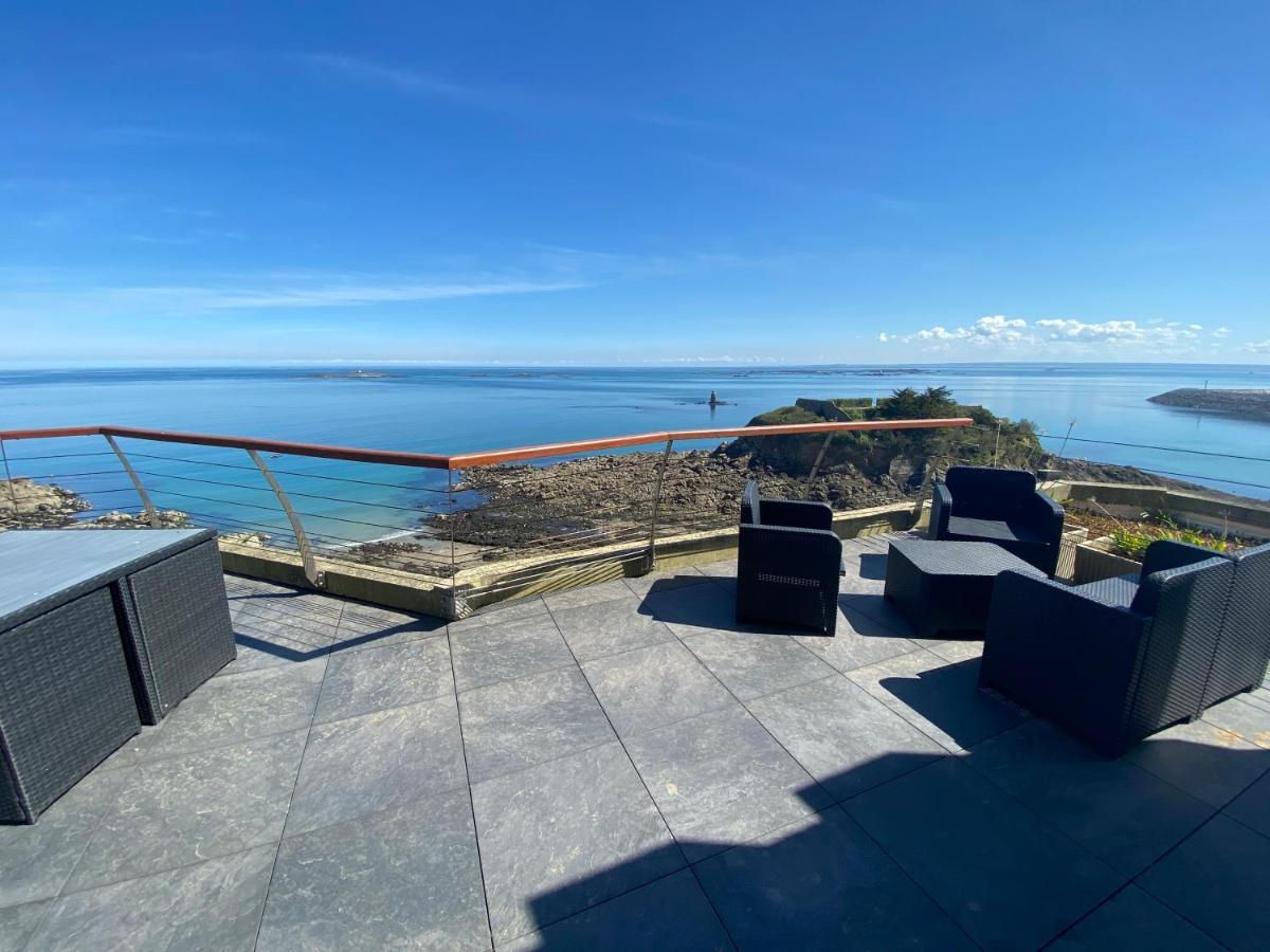 L'Exception Terrasse Vue Mer Haut De Gamme Saint-Quay-Portrieux Exterior photo